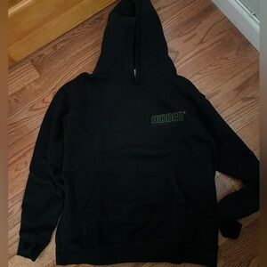 Hidden black hoodie coy fish size medium men’s